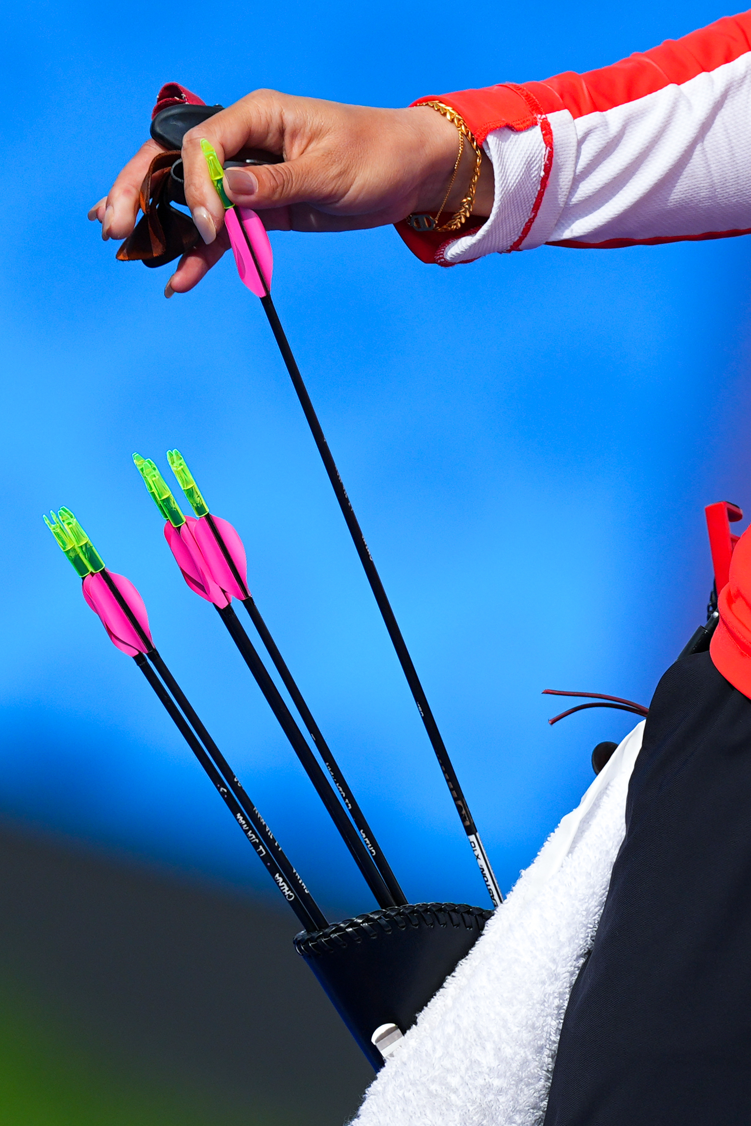 南非选手在射箭比赛中发挥出色